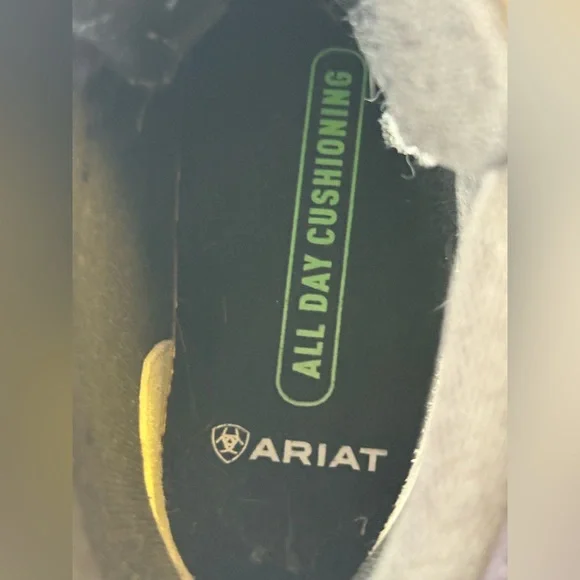 Ariat Rebar Wedge Moc Toe Waterproof Leather Work Boots Women’s Size 8B - Picture 9 of 12